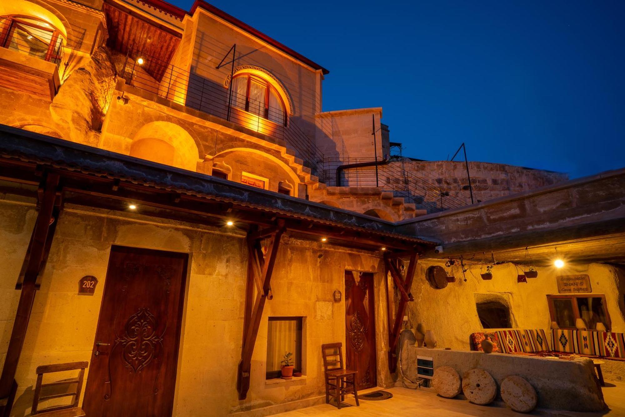 Отель Cappadocia Inans Cave & Swimming Pool Hot Невшехир Экстерьер фото