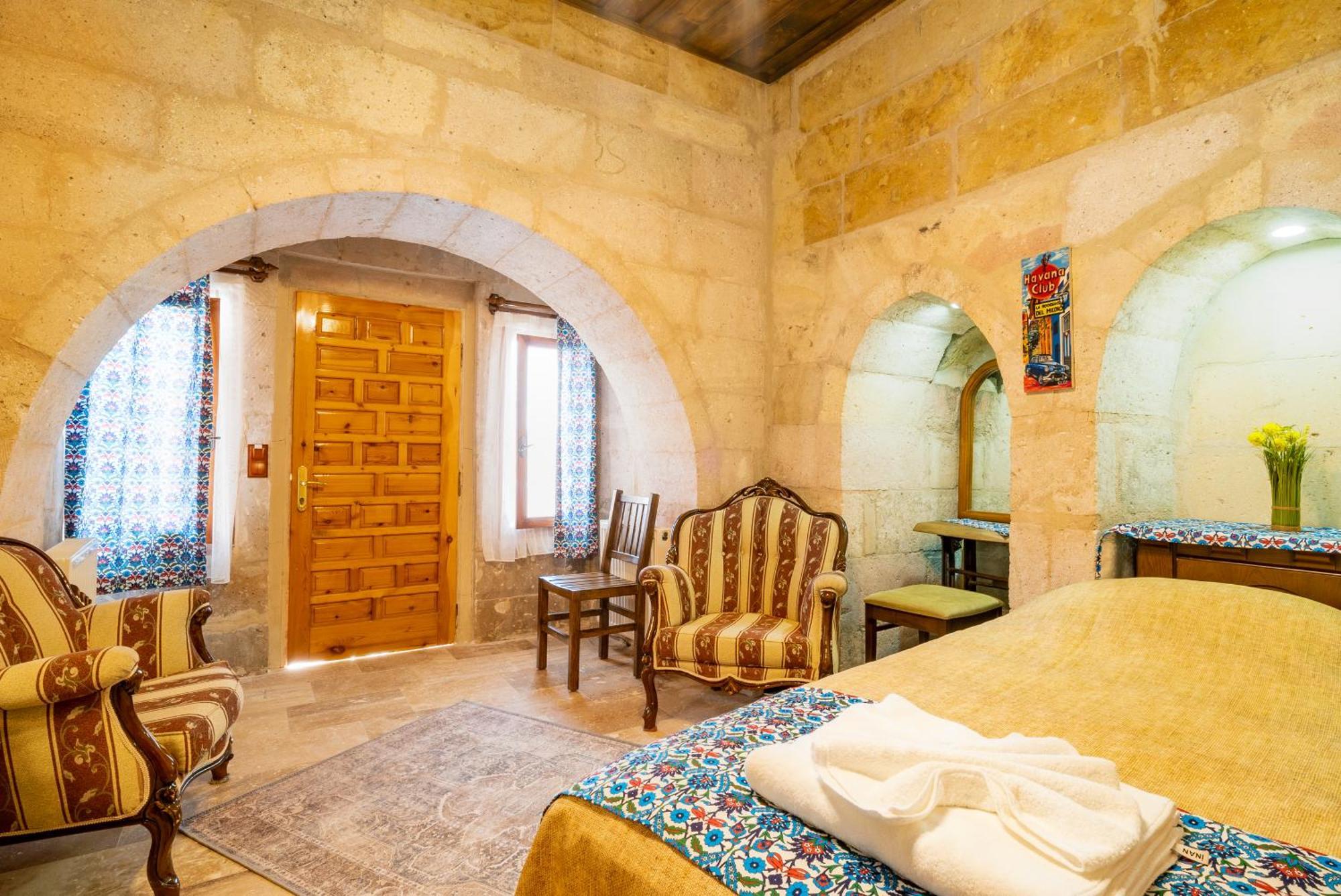 Отель Cappadocia Inans Cave & Swimming Pool Hot Невшехир Экстерьер фото