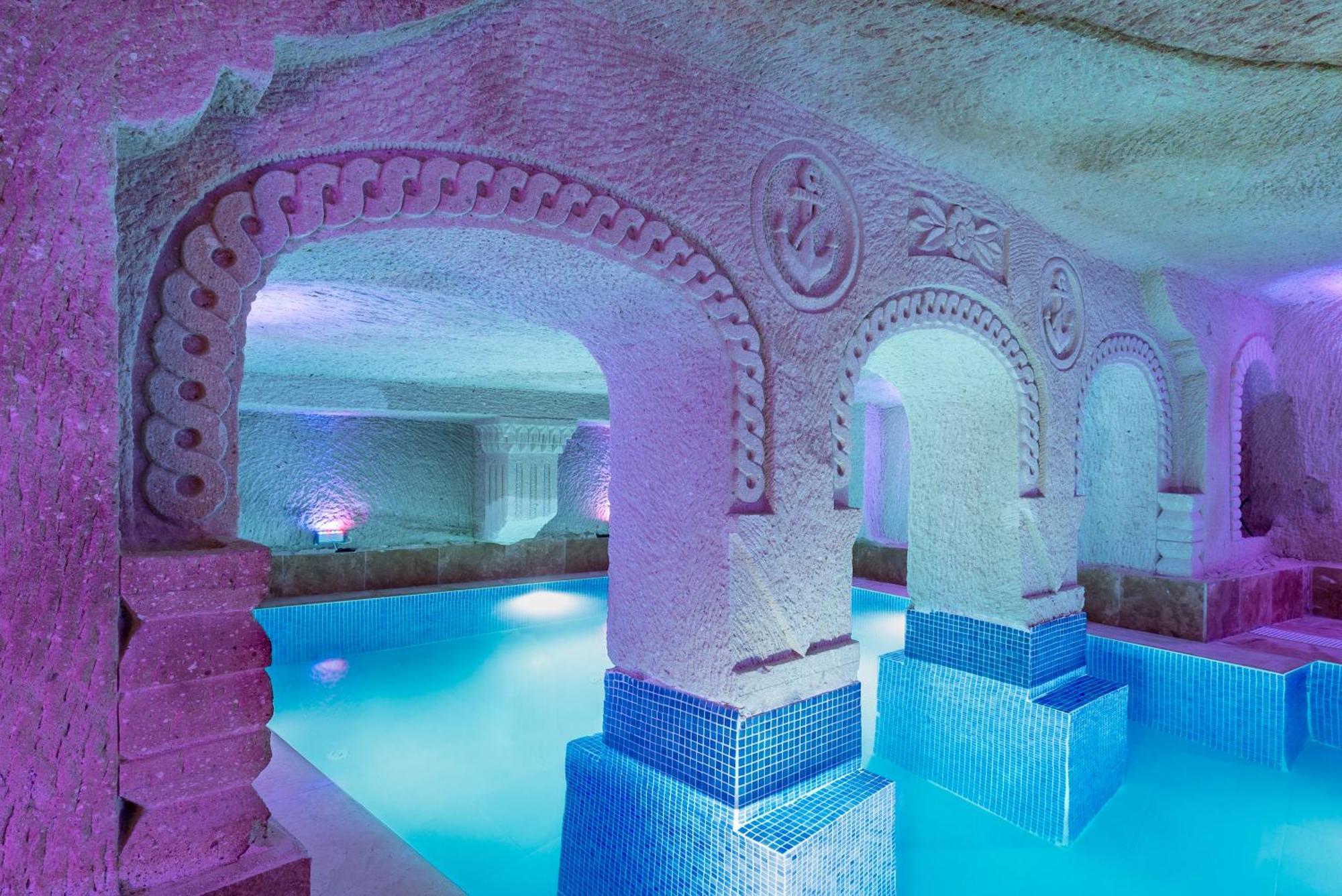 Отель Cappadocia Inans Cave & Swimming Pool Hot Невшехир Экстерьер фото